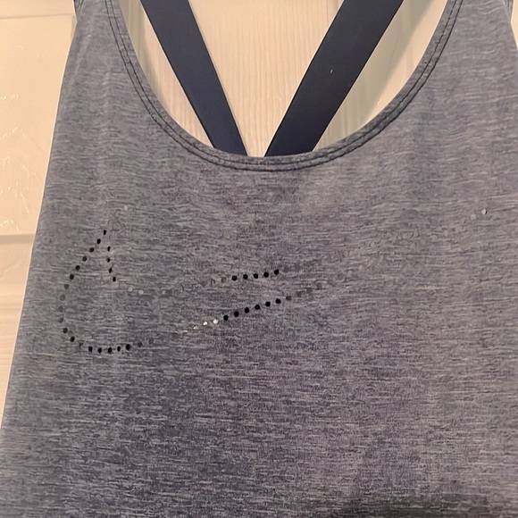 Small Nike Indigo Dri-Fit Top - Picture 2 of 4